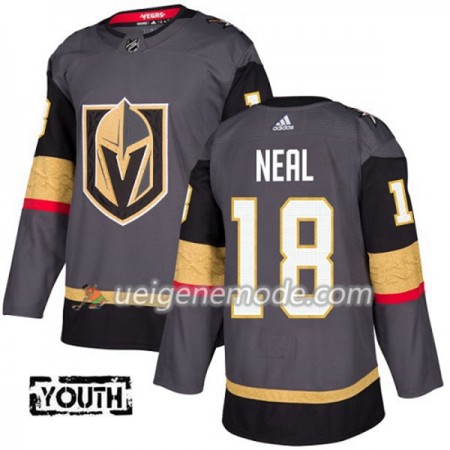 Kinder Eishockey Vegas Golden Knights Trikot James Neal 18 Adidas 2017-2018 Grau Authentic